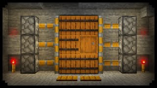 ✔ How to Make an Easy Piston Door in Minecraft [upl. by Netty629]