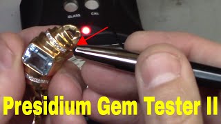 Presidium Gem Tester II Review and how to use it testing stones at home [upl. by Mellette]