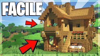 COME COSTRUIRE UNA CASA SURVIVAL IN LEGNO su MINECRAFT  Minecraft Tutorial ITA FACILE [upl. by Utley90]