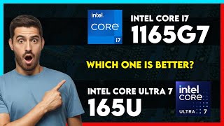 Intel Core i7 1165G7 vs Intel Core Ultra 7 165U Comparison [upl. by Ruskin]