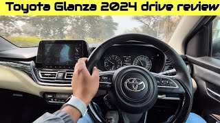 Toyota Glanza 2024 MT Detailed Drive Review Best In Class Comfort amp Performance  Glanza Top Model [upl. by Akired]