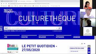 « Présentation de Culturethèque médiathèque en ligne gratuite de lInstitut français » [upl. by Hannie119]