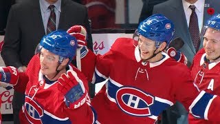 Canadiens score twice in two seconds to set NHL record [upl. by Kareem]