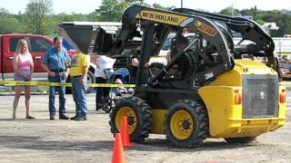 New Holland Skid Steer Challenge [upl. by Gerti]