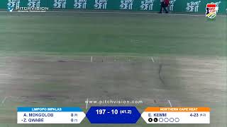 CSA One Day Cup  Limpopo Impalas vs Northern Cape Heat  Div 2 [upl. by Cooper]