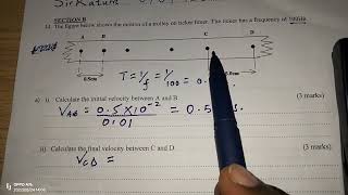 PHYSICS PAPER 1 REVISION TICKER TIMER [upl. by Carvey99]