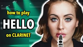 How to play Hello on Clarinet  Clarified [upl. by Ortiz]