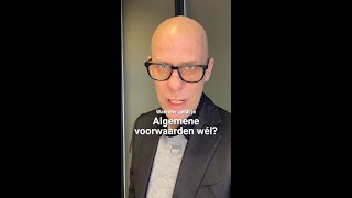 Gelden algemene voorwaarden ook bij toekomstige orders [upl. by Nicoline]