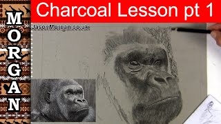 Charcoal Drawing Lesson  Part 1 [upl. by Giliana]