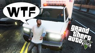 GTA V  AMBULANCE SMASH Freeroam [upl. by On]