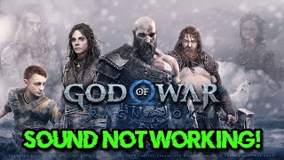 God Of War Ragnarok Fix SoundAudio Not Working CracklingDistortedPopping Audio Problem [upl. by Nylzaj320]