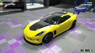 GTA 5 Invetero Coquette Customization Chevrolet Corvette C7 [upl. by Vito79]