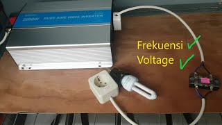 Unboxing Inverter IP2000 Tegangan dan frekuensi SEMPURNA [upl. by Anderer408]