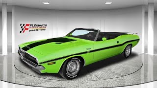 1970 Dodge Challenger RT Magnum 440 Convertible Start Up Test Drive and Walk Around [upl. by Eelarbed]