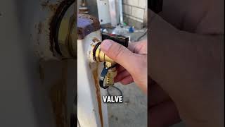 Heating large flow drain valve tools smartgadets diy [upl. by Trenna]