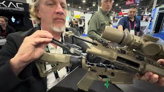 Trey Knight Shows Us the New KAC KS1 AR with New Reduced BackPressure Suppressor [upl. by Yelahc894]