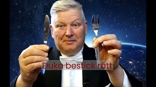 Vett och etikett  att duka med bestick Lär dig på någon minut hur du dukar besticken korrekt [upl. by Ellennad]