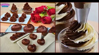 Las 3 MEJORES Cremas de Chocolate PERFECTAS para Decorar y Rellanar Tartas [upl. by Warenne]