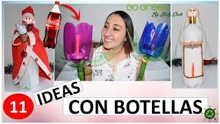 11 FAROLES CON BOTELLAS DE PLASTICO  MANUALIDADES FACILES PARA NAVIDAD CON RECICLAJE [upl. by Eladal635]