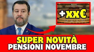 Pensioni Novembre 2024 3 NOVITÀ che DEVI Sapere [upl. by Itsirk]