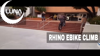 Liveforphysics stair climb on Rhino Ebike [upl. by Dreda]