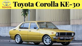 Toyota Corolla  KE30  1975 to 1981  Third Generation [upl. by Onurb]