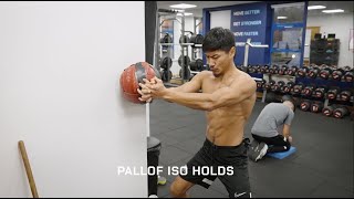 Increase ROTATIONAL Strength with Isometric Pallof Holds [upl. by Noemad974]