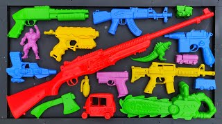 Membersihkan Nerf Ak47 Assault Rifle Shotgun Sniper Rifle Glock Pistol M16 Nerf gun Eps 101 [upl. by Nomde]