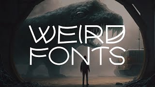 14 Weird and Wacky Fonts That Defy Conventional Design [upl. by Changaris]