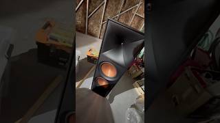 Klipsch R800F unboxing for my virtual reality emersive studio dolbyatmos klipsch [upl. by Stoneham]