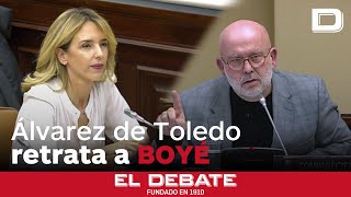 El «repaso» de Cayetana Álvarez de Toledo al «mercenario del odio» Boyé [upl. by Eelnodnarb]