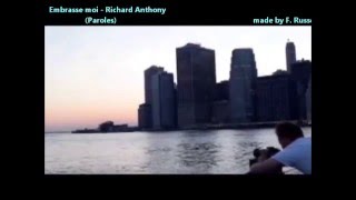 Richard Anthony  Embrasse Moi paroles with lyrics in english spanish and french [upl. by Zed276]