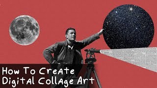 How To Create Digital Collage Art  Photoshop Tutorial [upl. by Tybalt]