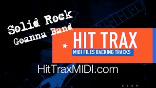 Solid Rock MIDI File Backing Track Goanna Band [upl. by Natfa340]