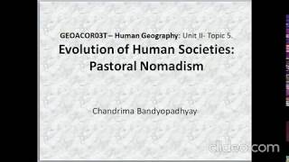 GEOCOR03T UNIT II TOPIC 5 Pastoral Nomadism part 1 CB [upl. by Irok]