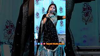 Alvira Mirઆંગણે આવો અમારાShorts VideoStatusReelLive Garba Program 2023New Gujarati Song [upl. by Eibba]