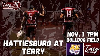 11124 4 Hattiesburg MS at Terry MS  Terry Bulldogs Football on the TSJW Network [upl. by Asilaj]