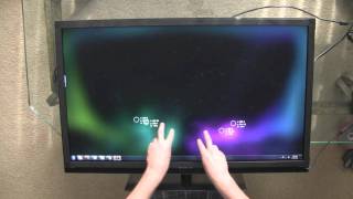 Multitouch LCD TV  Infrared Touch Frame [upl. by Zile320]