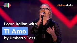 Umberto Tozzi  Ti Amo Lyrics  Testo English amp Italian [upl. by Scevo524]