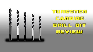 ⭕ Multi  Purpose Use ⦿ Tungsten Carbide Drill Bit Review ⦿ Ideal For Any Work Or Project To Make [upl. by Meunier294]