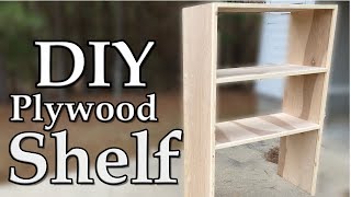 DIY Plywood Shelves using Pocket Holes [upl. by Yeldnarb]