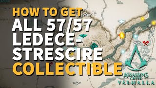 All Ledecestrescire Collectible Assassins Creed Valhalla Mystery Artifact Wealth Chest Locations [upl. by Yentroc]