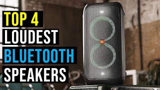 ✅Top 4 Best Loudest Bluetooth Speakers in 2023  The Best Loudest Bluetooth Speakers  Reviews [upl. by Sylera]