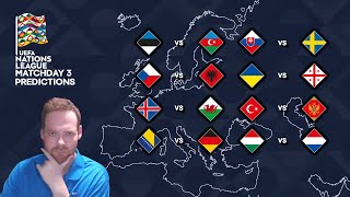 My UEFA Nations League Matchday 3 Predictions 111024 [upl. by Vittorio574]