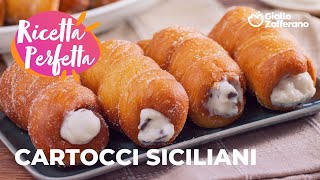 CARTOCCI SICILIANI FRITTI la RICETTA PERFETTA di GIALLOZAFFERANO🔥😍🤤 [upl. by Jereme]