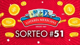 Palma sol y verano 🌴☀️ el premio está en tu mano🍀“Lotería Mexicanaquot  Sorteo No 51 [upl. by Yer]