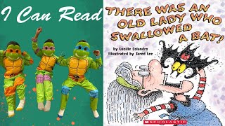 There Was An Old Lady Who Swallowed A Bat by Lucille Colandro icanread halloweenbooks [upl. by Philcox382]