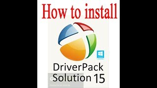 Installation Auto driver DriverPack 15 How to install driver pack solution 145 Bangla Easily [upl. by Harret]