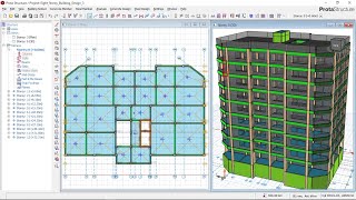 Complete 8 Storey Building Design in Prota Structure [upl. by Adnomar]