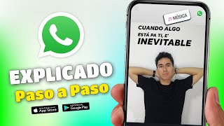 Como Poner MÚSICA en ESTADOS de WhatsApp ✅ 2024 [upl. by Nodnar978]